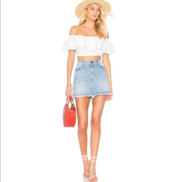 Atlanta A Line Skirt in Brook - Picture 2 of 9